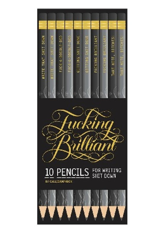 Fucking Brilliant Pencils Set