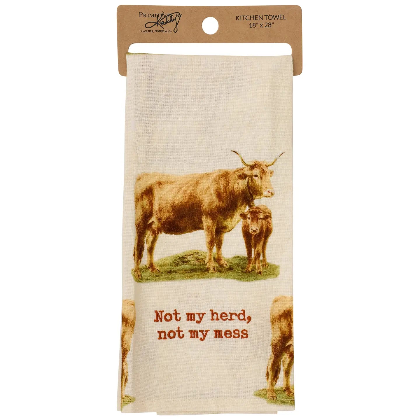 Not My Herd Not My Mess Kitchen Towel