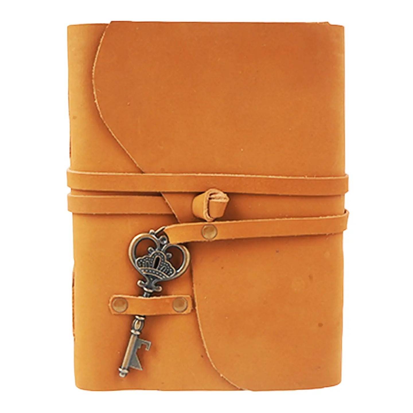 Soft Leather Journal with Key