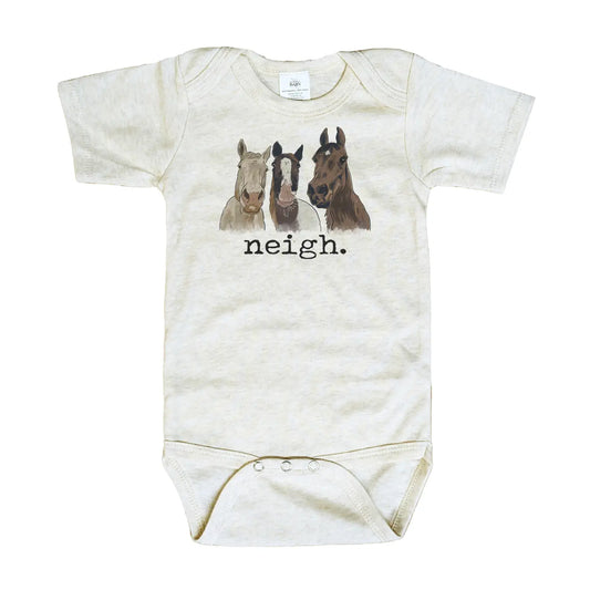 "Neigh" Horse Onesie