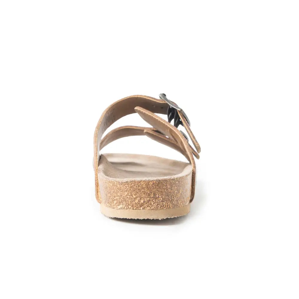 Falling Feather Sandals in Green and Brown
