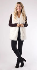 Shaggy Fur Tunic Vest