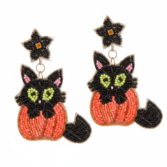 Witchy Seed Bead Earrings