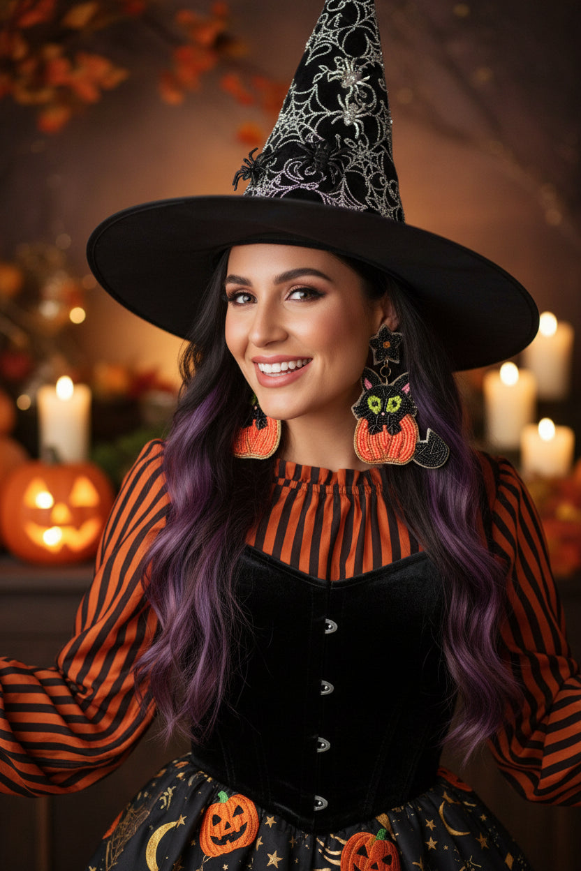Witchy Seed Bead Earrings