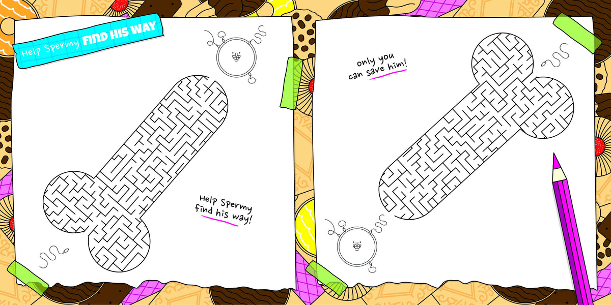 Cock-A-Doodle: Rude Activity Book For Adults