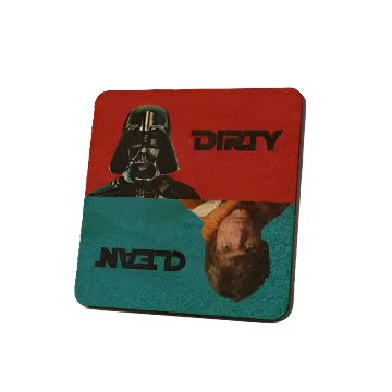 Starwars Dirty Clean Dishwasher Magnet