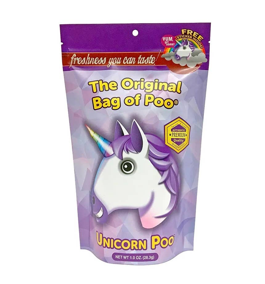 The Original Bag of Poo (Unicorn Cotton Candy Poo)