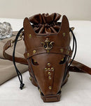Horse Bucket Bag Punk Animals Crossbody Bag