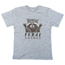 "Feral Animal" Raccoon Kids Tee