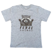 "Feral Animal" Raccoon Kids Tee