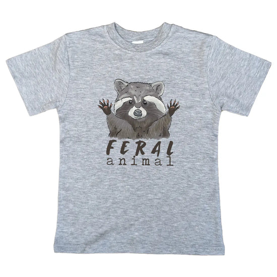 "Feral Animal" Raccoon Kids Tee