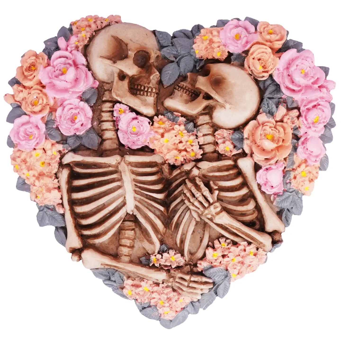 Skeletons with Flowers Incense Burner