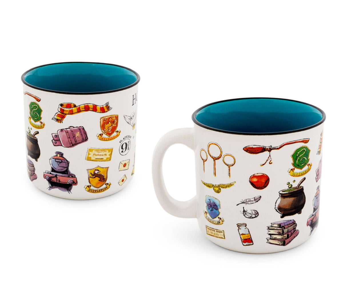 Harry Potter Hogwarts All Over Icons Destination 20oz Mug