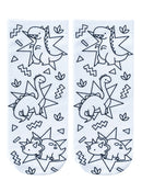 Coloring Socks  - Dino Daze