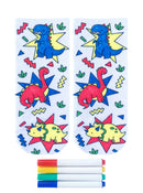 Coloring Socks  - Dino Daze