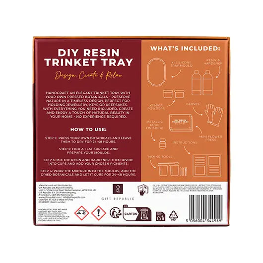 DIY Resin Trinket Tray Kit