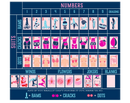 Dirty Mahjong Set Blue Tiles