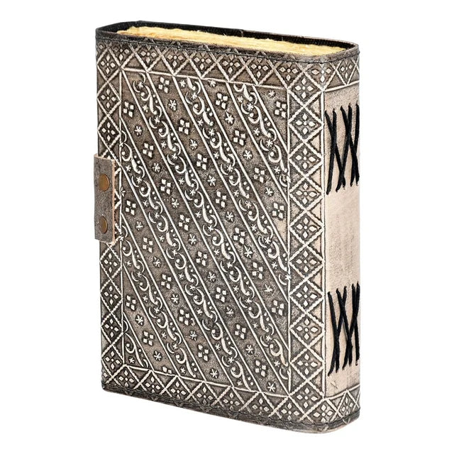 Antiqued Double Dragon Leather Journal