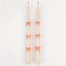 Bow Tapered Candles
