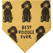 Poodle/Love My Human Pet Bandana - L