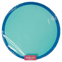 Blue Colorblock Paper Plate Set