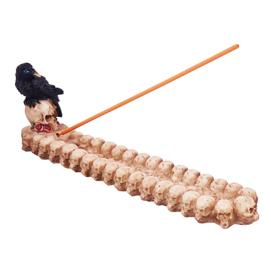Skull & Raven Incense Burner