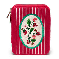 Strawberry Season Jewelry Zip Case