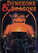 Dungeons & Dragons Players Handbook Metal Sign