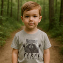 "Feral Animal" Raccoon Kids Tee