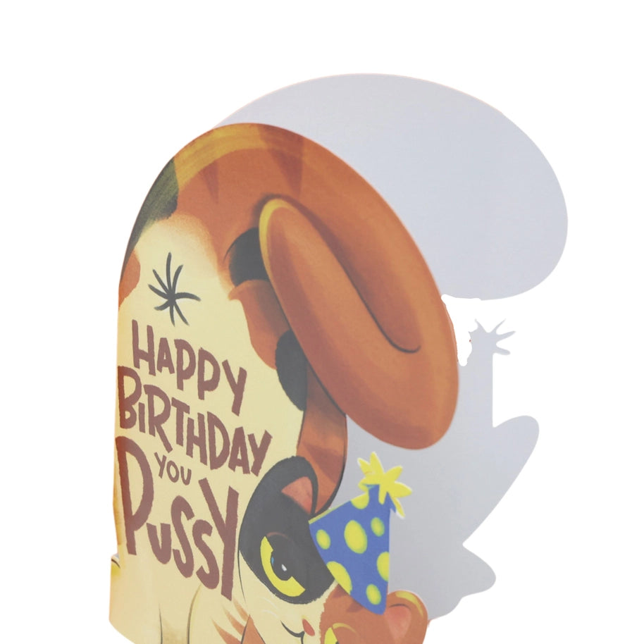 Happy Birthday You Pussy Card