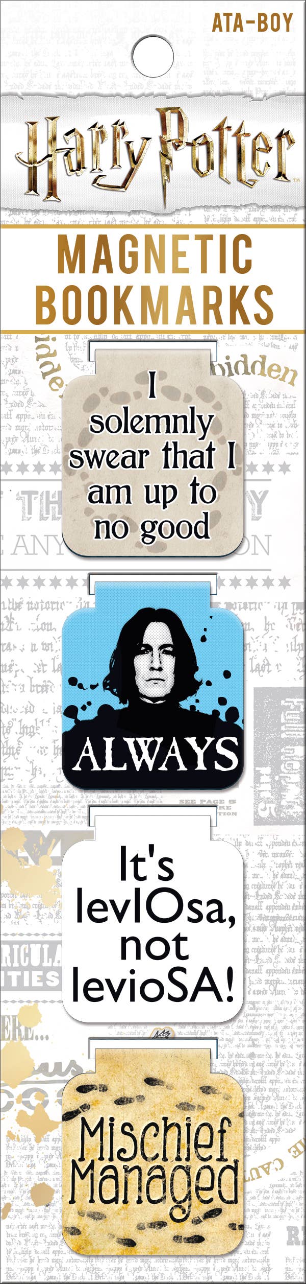 Harry Potter Magnetic Bookmark Set Of 4