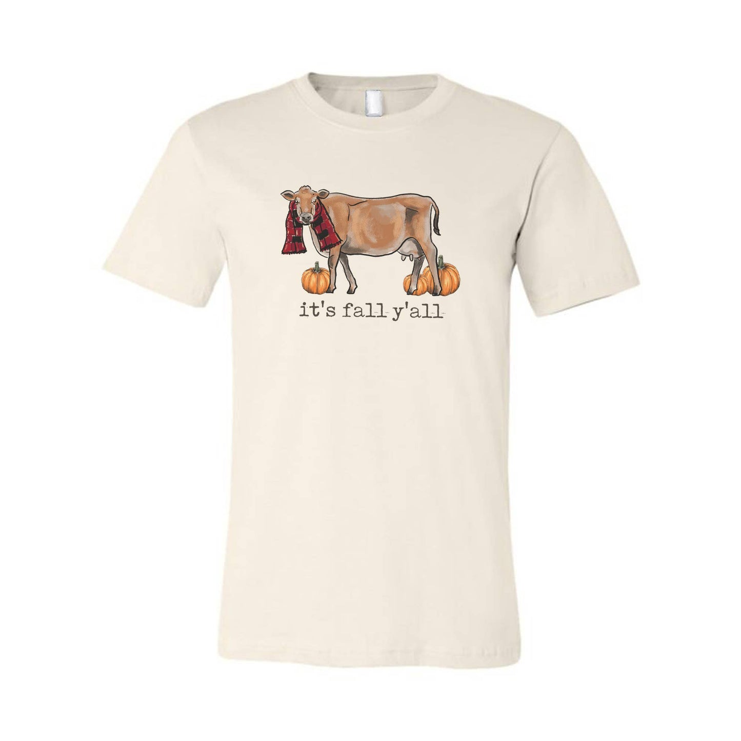 "It's fall ya'll" Country Fall Farm Cow Adult Clothing