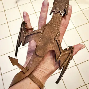 Brown Dragon Hand Pet