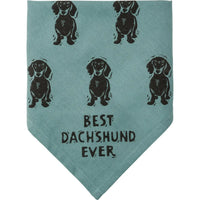 Dachshund/Love My Human Small Pet Bandana