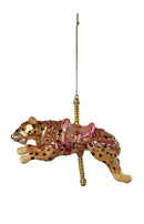 Carousel Glass Christmas Ornament