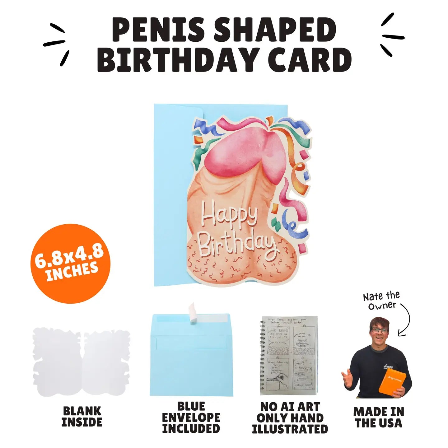 Happy Birthday Penis Card