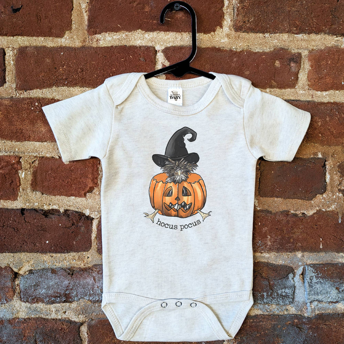 "Hocus Pocus" Funny Chicken Country Halloween Onesie