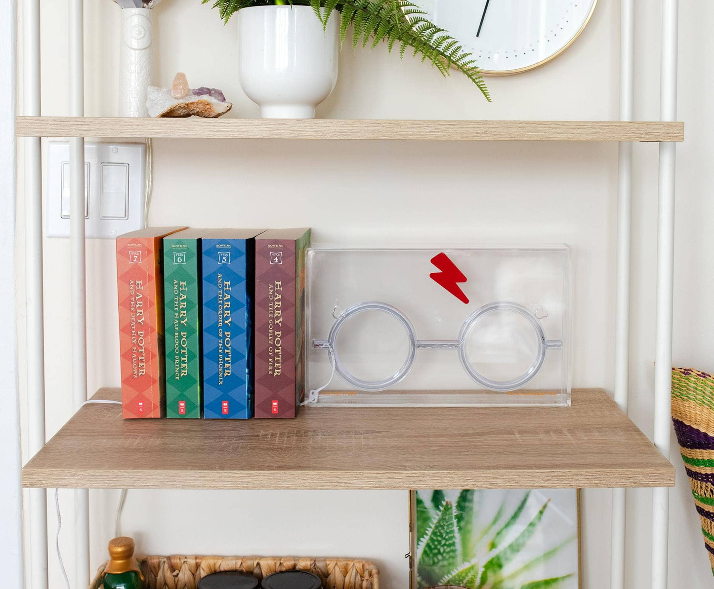 Harry Potter Scar and Glasses Neon Light Box