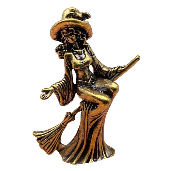 Brass Witch Crafts Desktop Ornament
