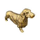 Brass Dachshund Desktop Ornament