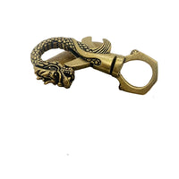 Brass Dragon Shaped Keychain