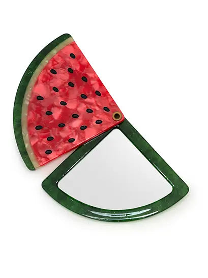 Swing-Hinge Folding Compact Mirror Watermelon