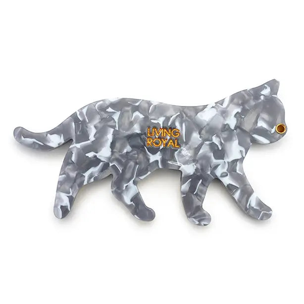 Swing-Hinge Folding Compact Mirror Kitty Cat