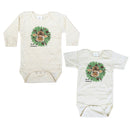 Mooey Christmas Cow Country Christmas Baby Bodysuit