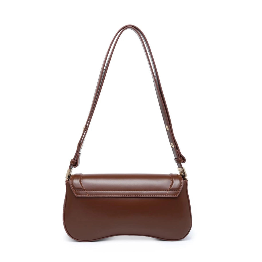 Wave Front Baguette Shoulder Bag
