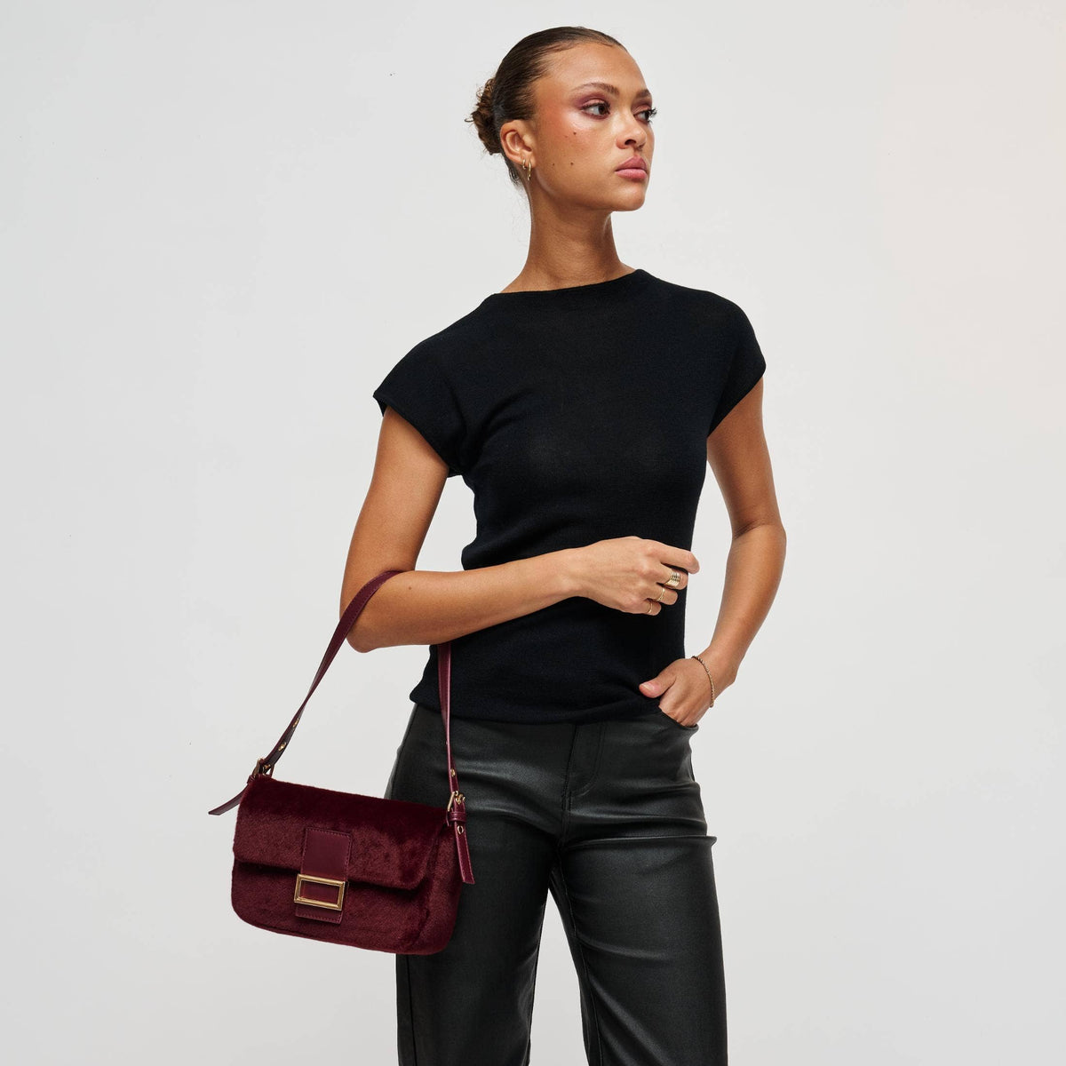 Beverly Faux Fur Crossbody