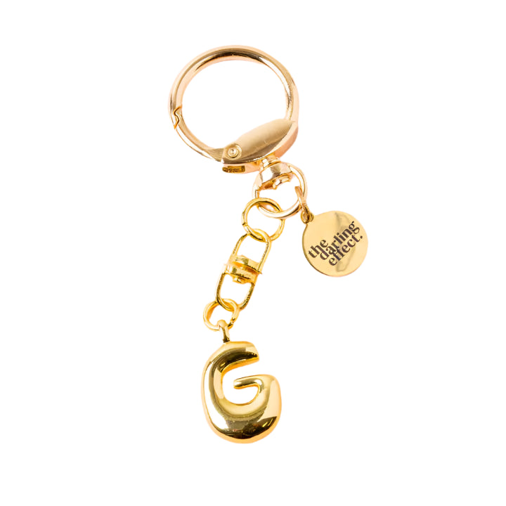 Bubble Letter Keychain Bag Charm