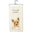 Love My Yorkie Kitchen Towel