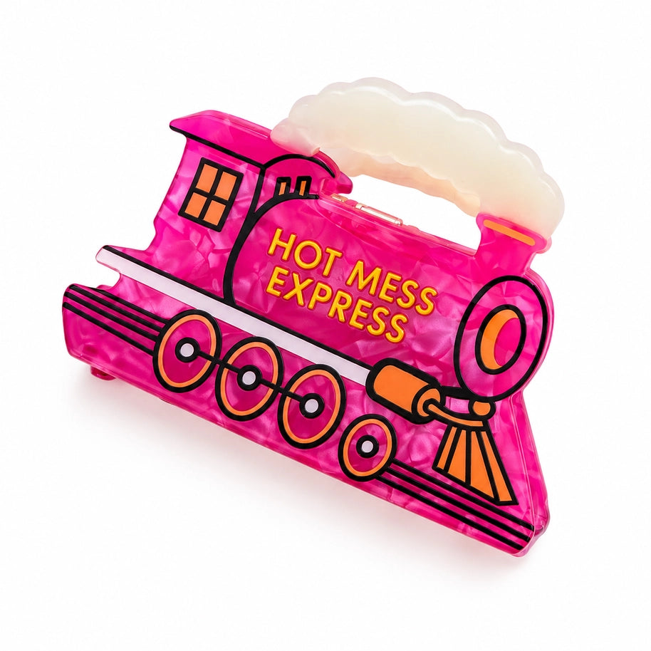 Hot Mess Express - Train Acetate Hair Claw Clip