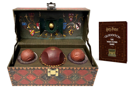 Harry Potter Collectible Quidditch Set with Golden Snitch
